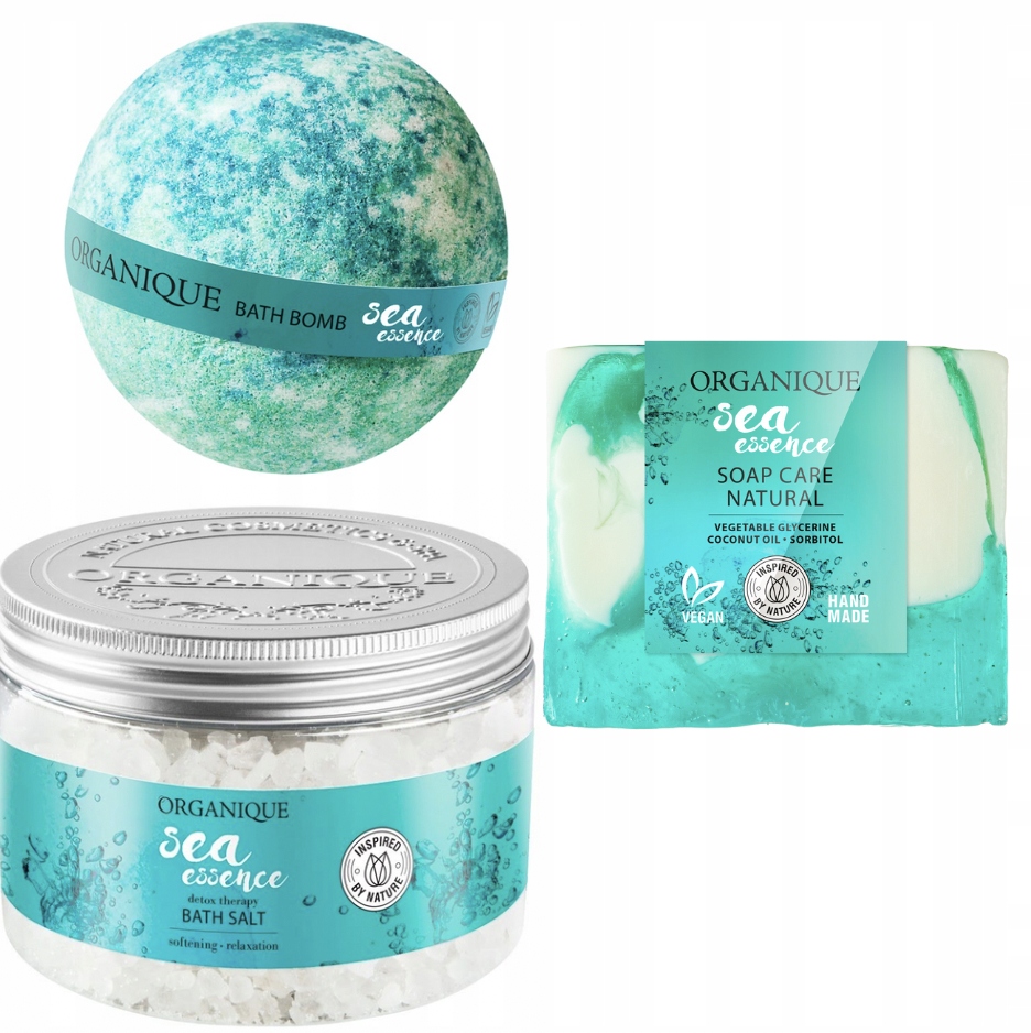 Koupelový set Organique Sea Essence 3 produkty