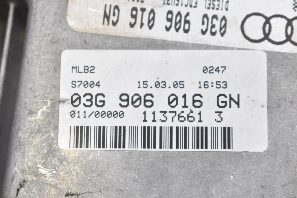 centralina modulo motore 03G906016GN AUDI A4 B7 2.0 TDI 140 KM 04-08