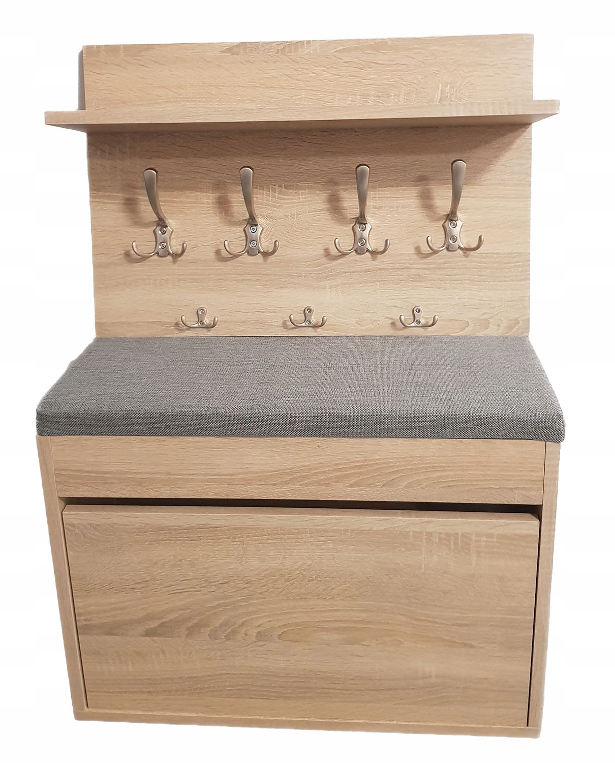 Skrinka Na Topánky S Vešiakom A Sedadlom Pufa Sonoma 60 cm Set