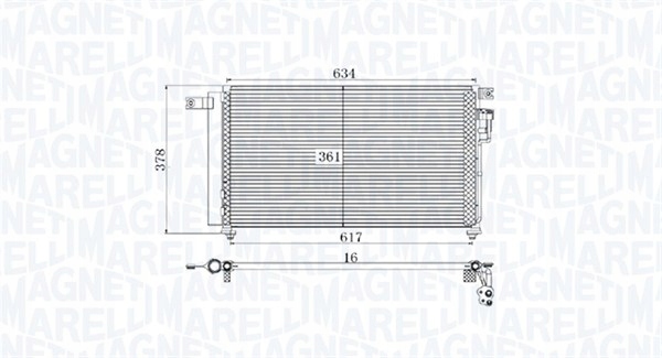 Magneti Marelli 350203961000 Конденсатор,