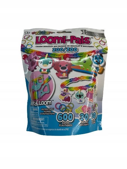 Zestaw gumek do robienia bransoletek Rainbow Loom