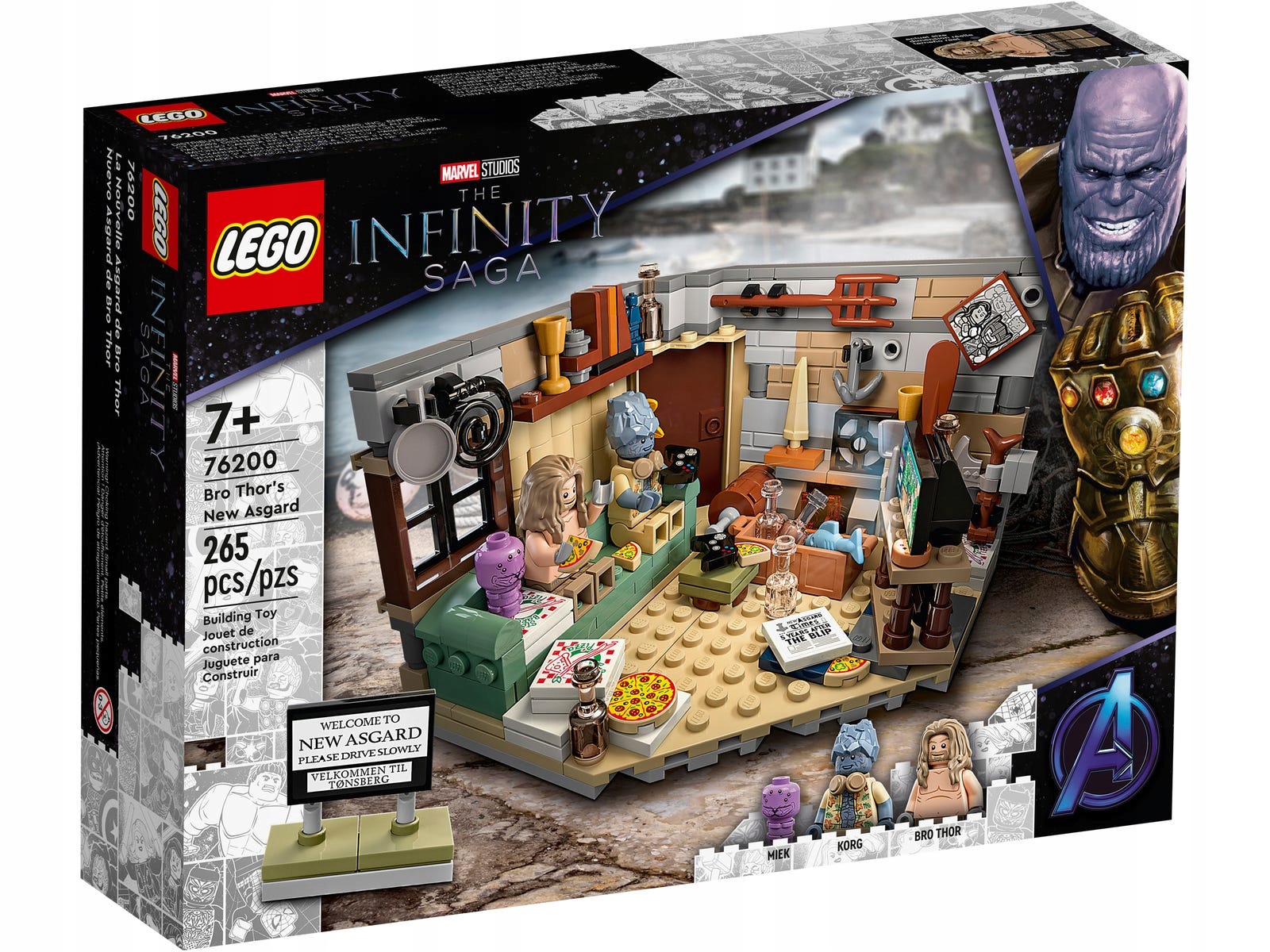 Lego 76200 Marvel Heroes Thorův Nový Asgard