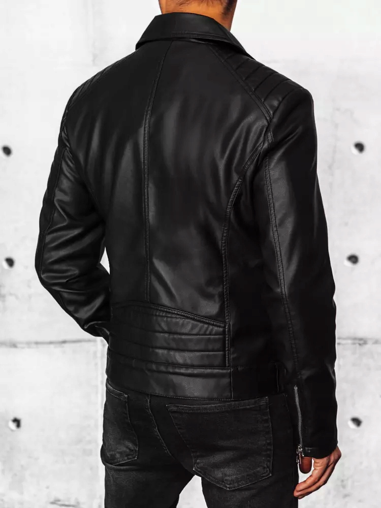 MĘSKA KURTKA SKÓRZANA RAMONESKA CZARNA TX4385 - XL Rozmiar XL