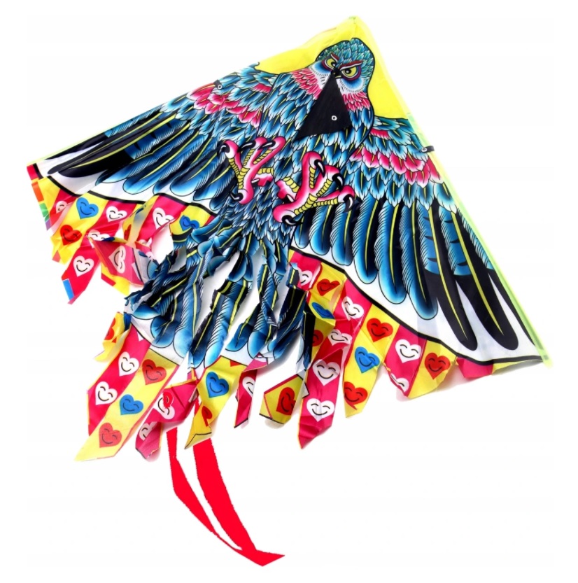 

Duży Latawiec XXL Orzeł kolorowy 98 x 98 cm