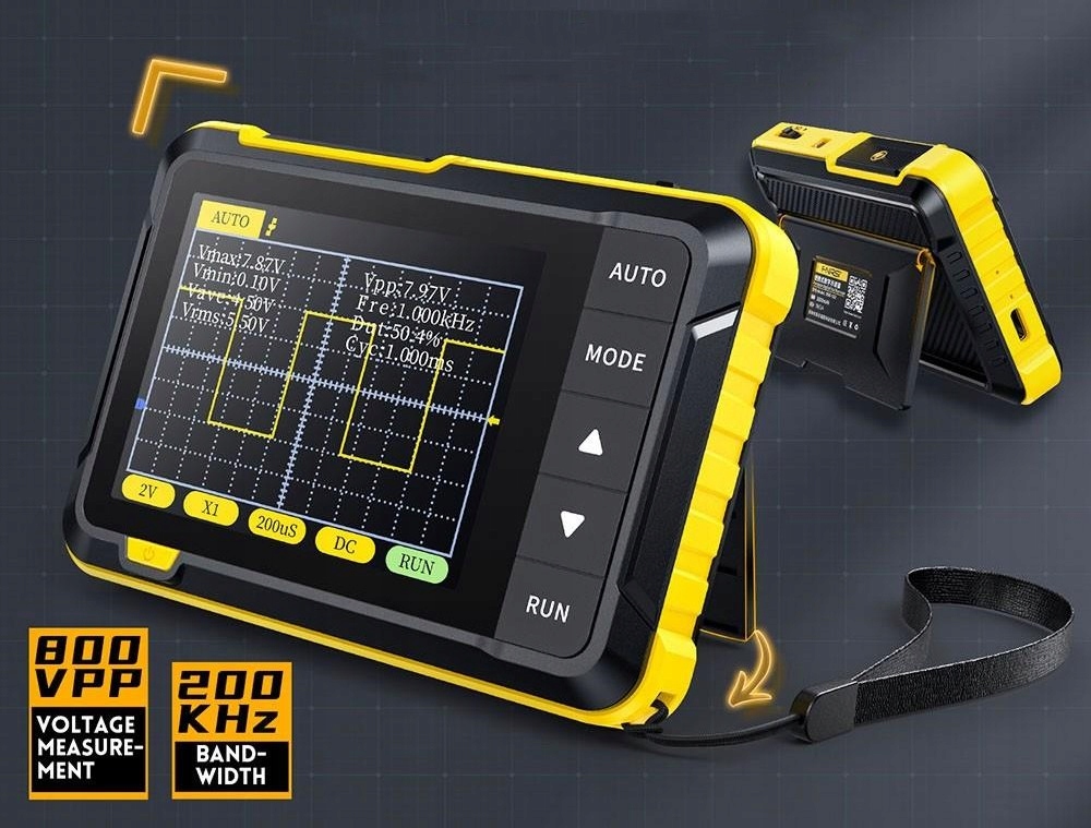 Mini oscyloskop cyfrowy FNIRSI DSO152 2,5MSa/s 200 KHz Kod producenta 750749806615