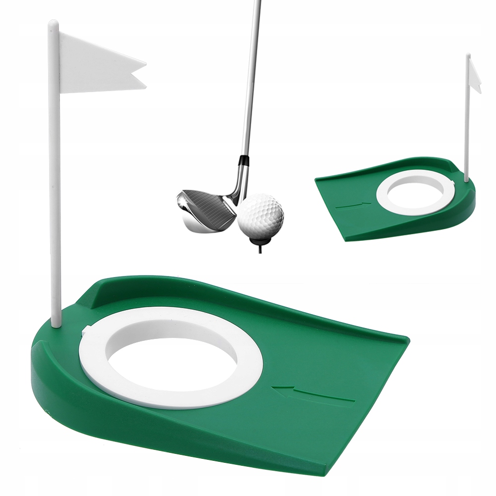 Dołek Golfowy Minigolfowy Plastikowy Klin Treningowa Do Puttowania Z Flaga