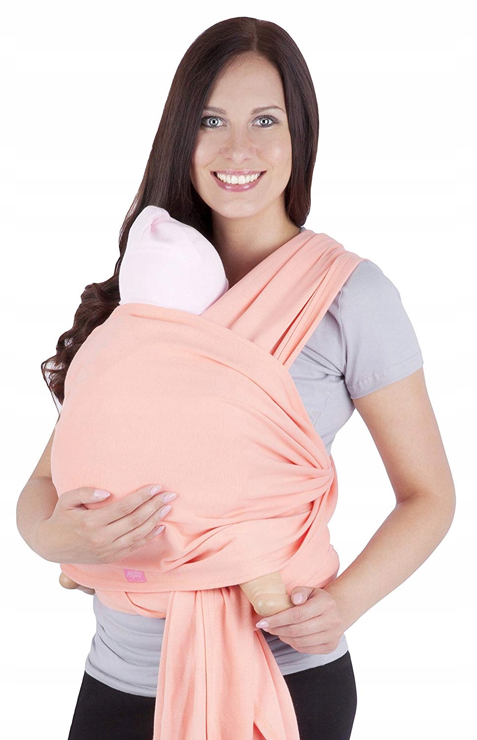 Chusta do noszenia dzieci melanżowa Typ Wiązana elastyczna