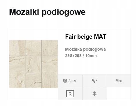 TUBĄDZIN FAIR MONOLITH PŁYTKI LESZNO Długość 60 cm