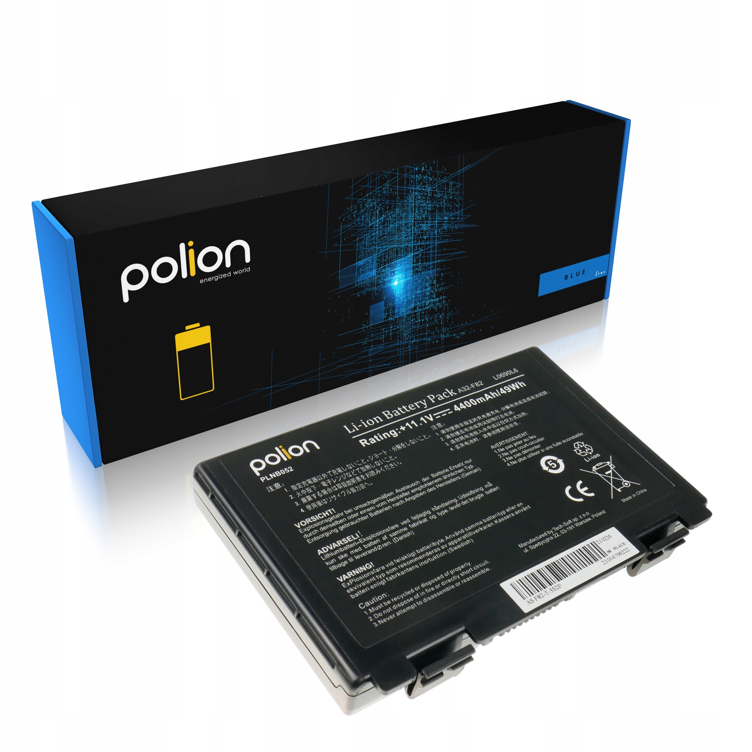 

Bateria A32-F82 do Asus K50IJ K50IN K70IJ K70IO