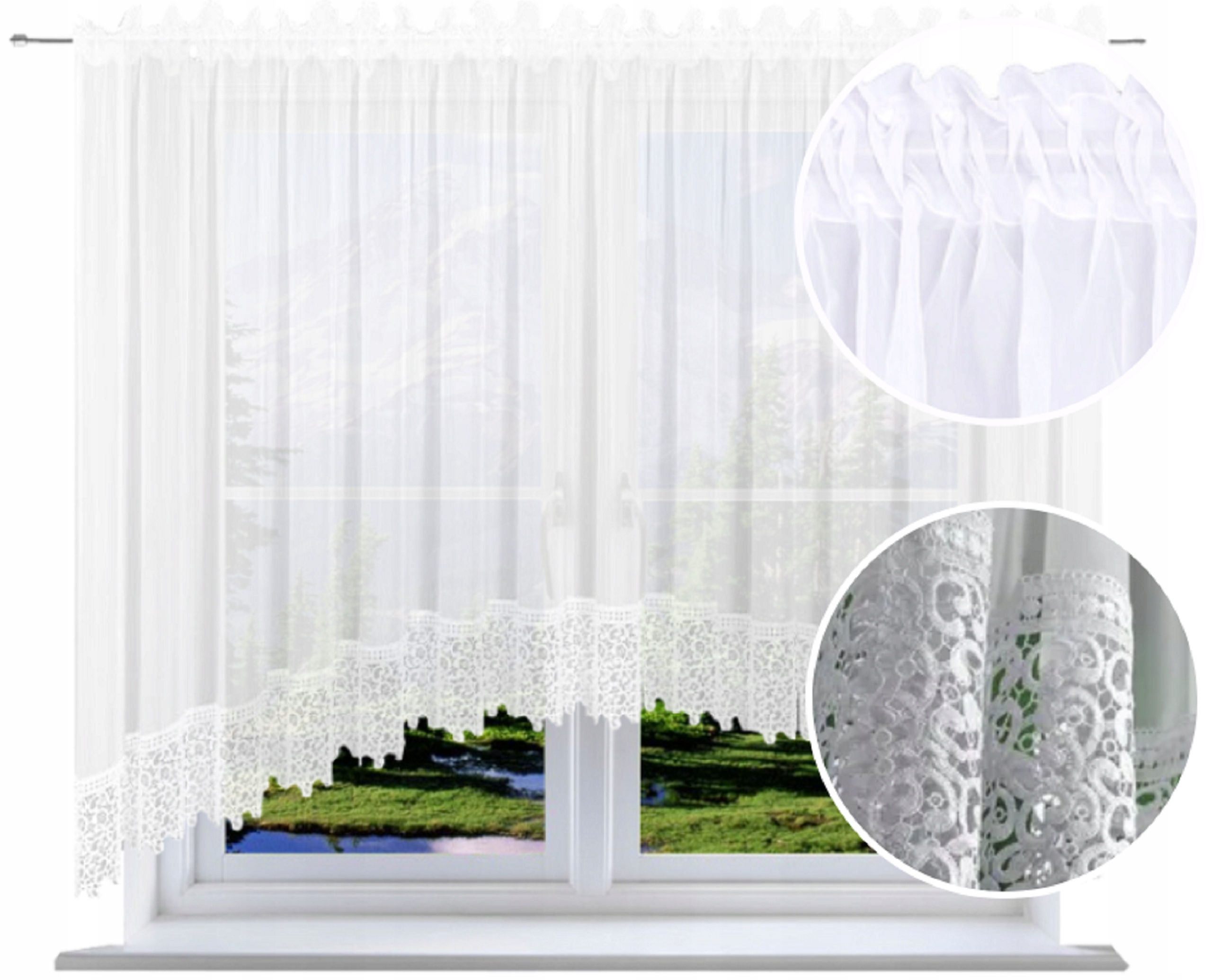 

Firana Gotowa Z Gipiurą w Łuk 150x300 Klasyczna