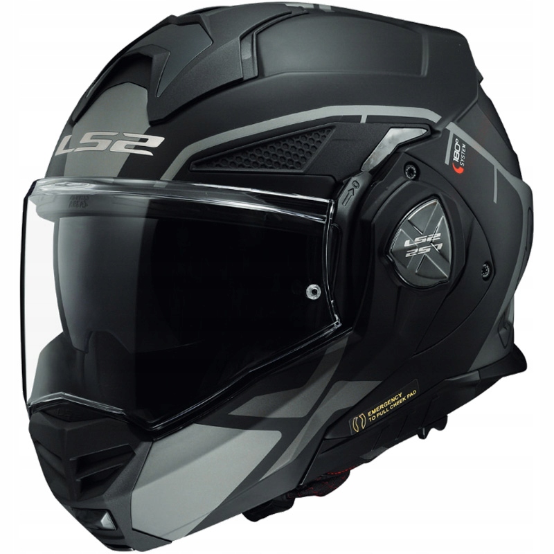 Motocyklová prilba LS2 výklopná Advant X Metryk Matt Titanium FF901
