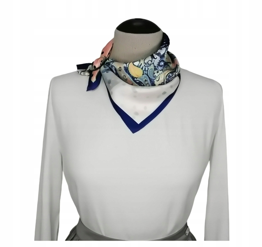 100% JEDWAB MARKOWA APASZKA CHUSTA JAKOŚĆ PREMIUM^ Marka LADORENA