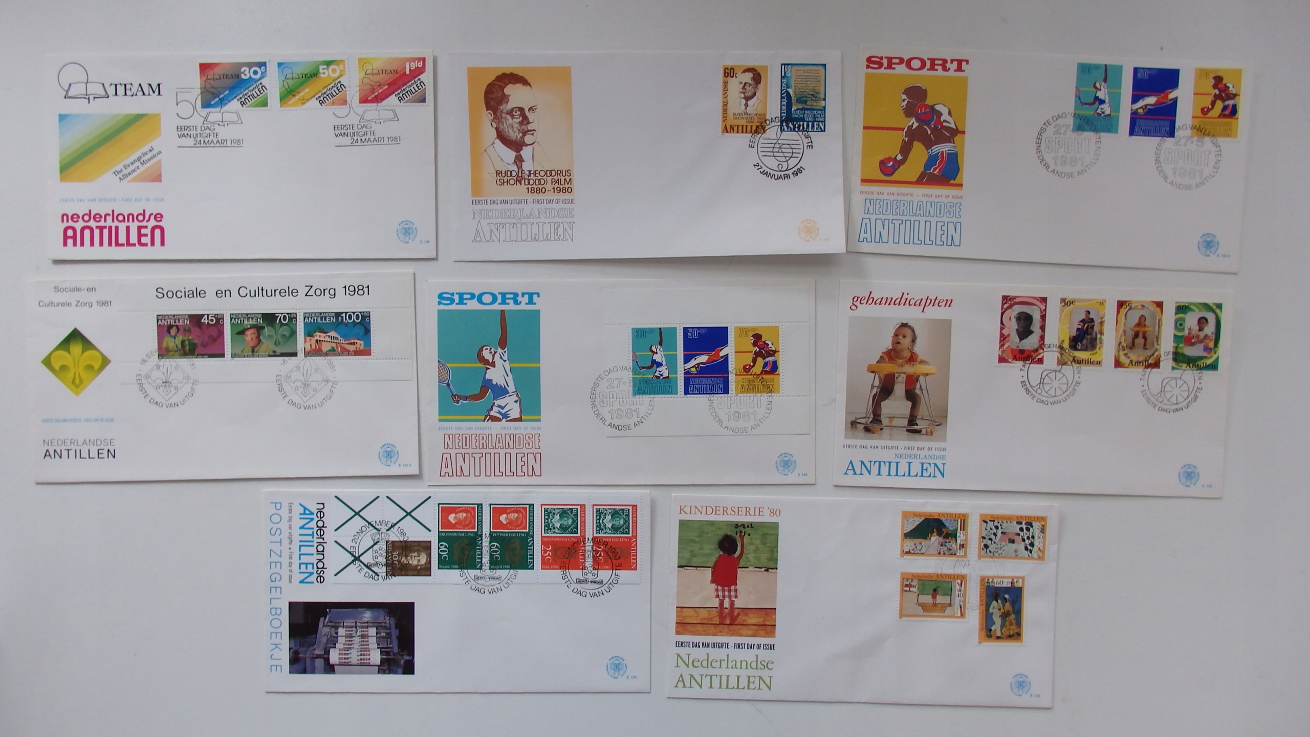 FDC, Holandia, kas. B9144