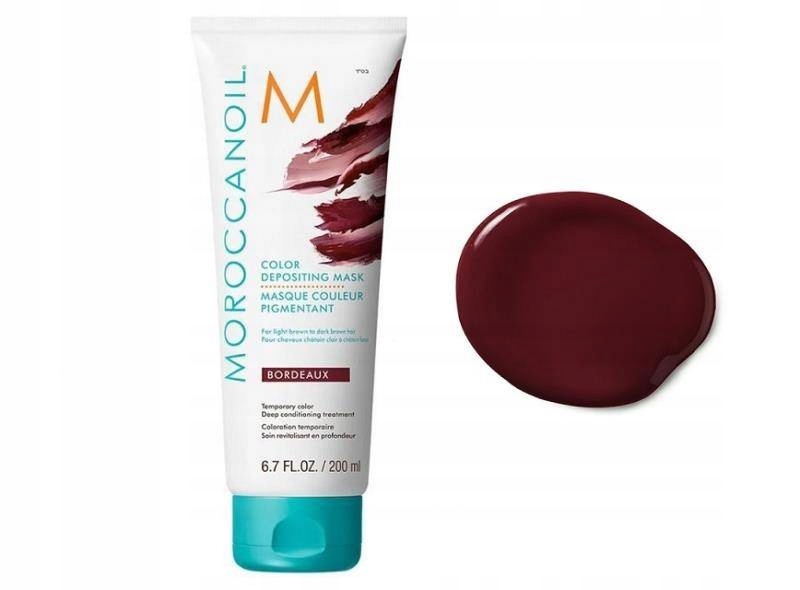 Moroccanoil Color Mask Bordeaux barvící maska na vlasy, bordová 200 Ml