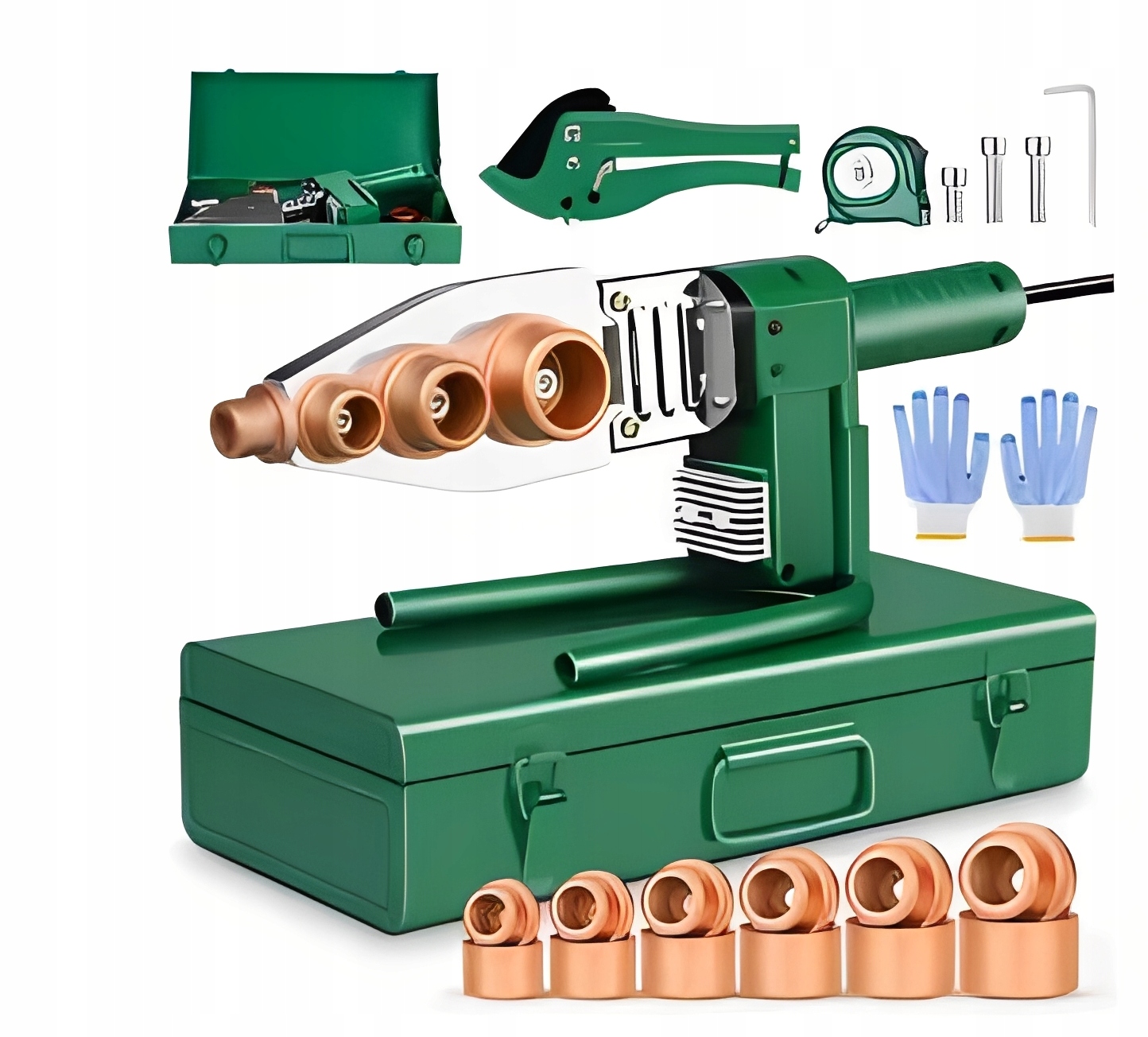 Polyfúzní svářečka trubek Pp Pvc Ppr 20-63 mm 800W matrice