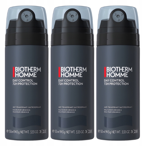 3x Biotherm Homme Day Control antiperspirant 72H 150 ml