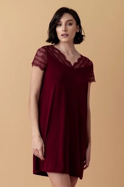 Poem košile noční s krátkým rukávem XXL