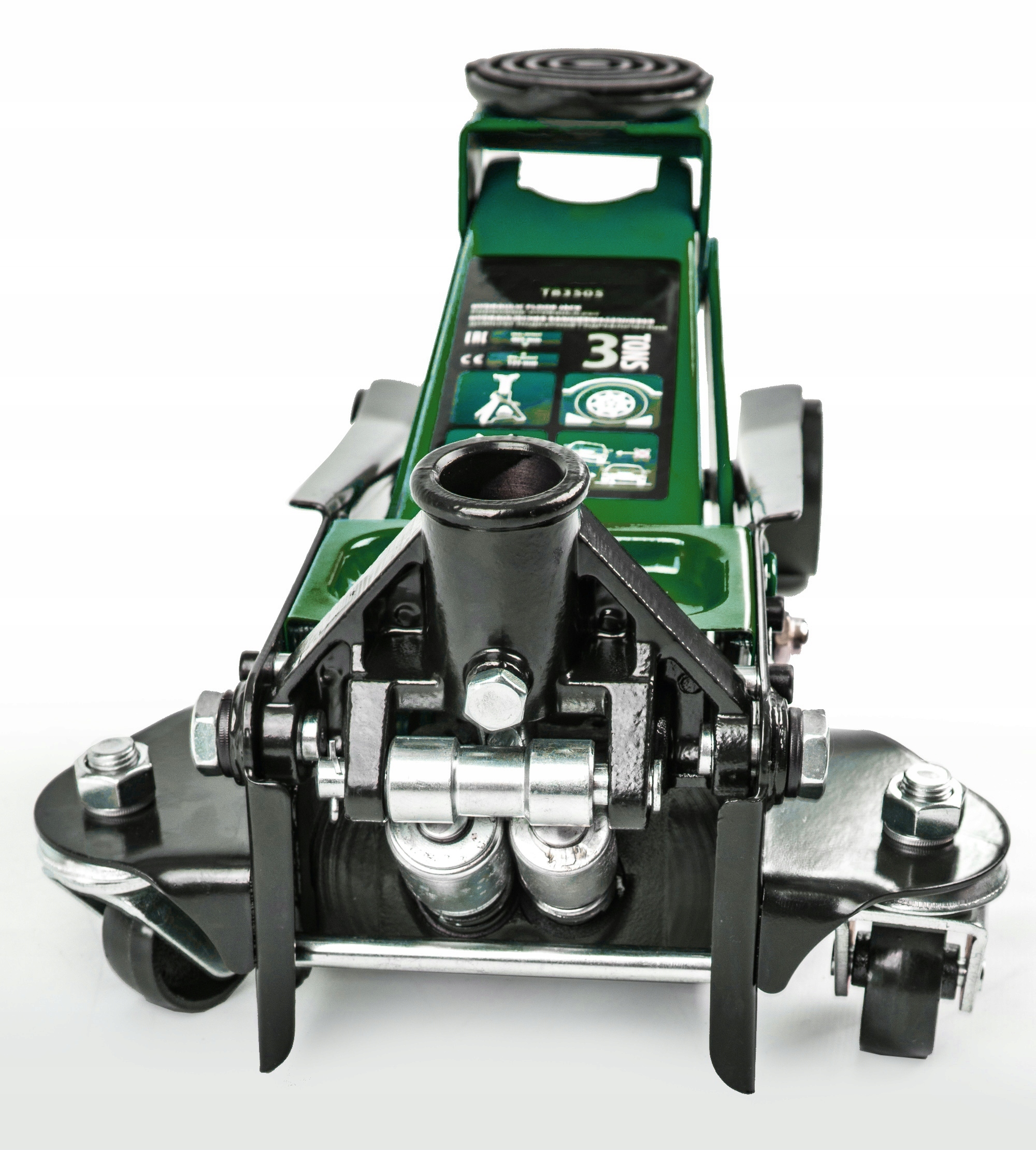 PODNOŚNIK HYDRAULICZNY WARSZTATOWY ŻABA 3T LEWAREK GUMA NISKOPROFILOWY Kod producenta 51703