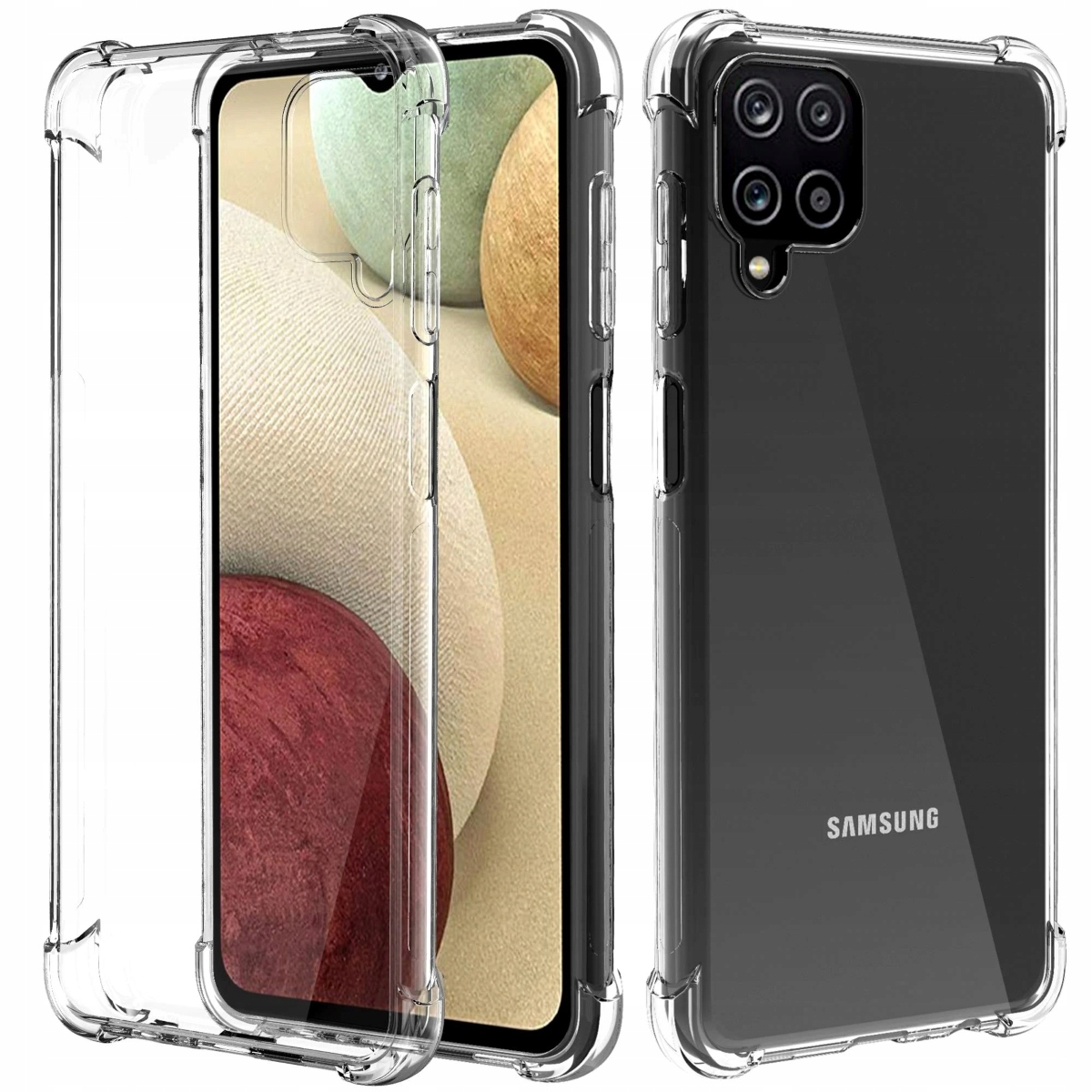 

Wzmacniane Etui Silikon do Samsung Galaxy A12 /M12