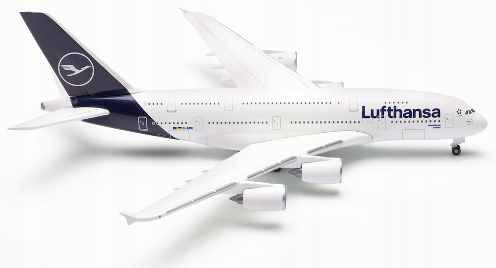 Model letadla Airbus A380 Lufthansa 1:500 D-aimk