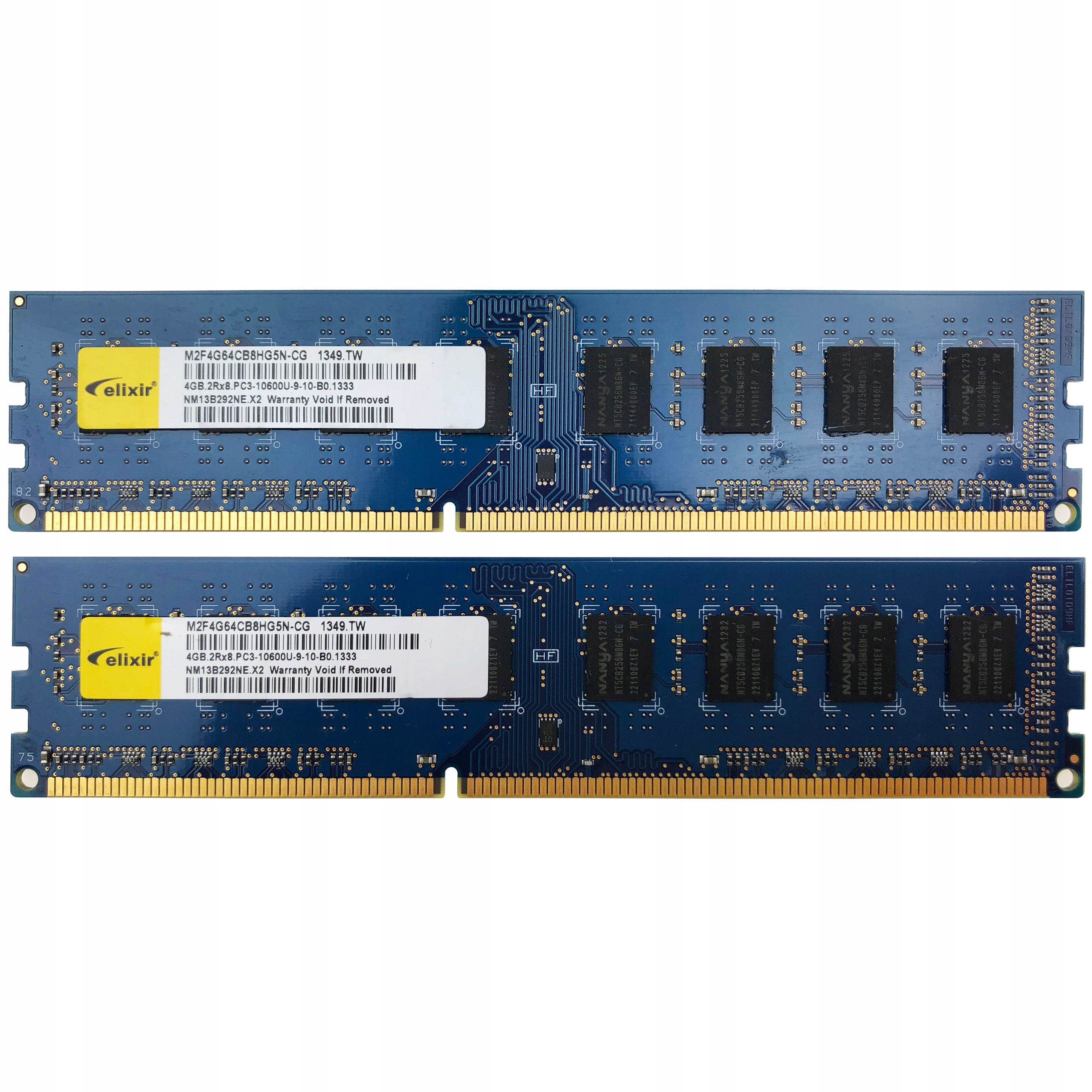 DDR3 8GB (2X4) 1333 ELIXIR 100% OK ]pT