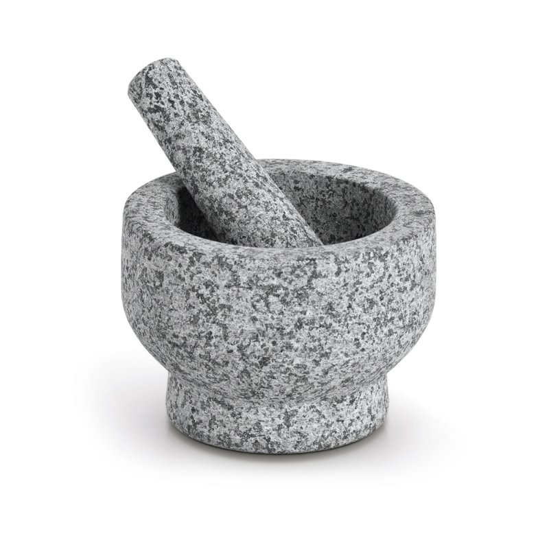 Zeller Hmoždíř s tloučkem ze žuly, šedý průměr 14cm