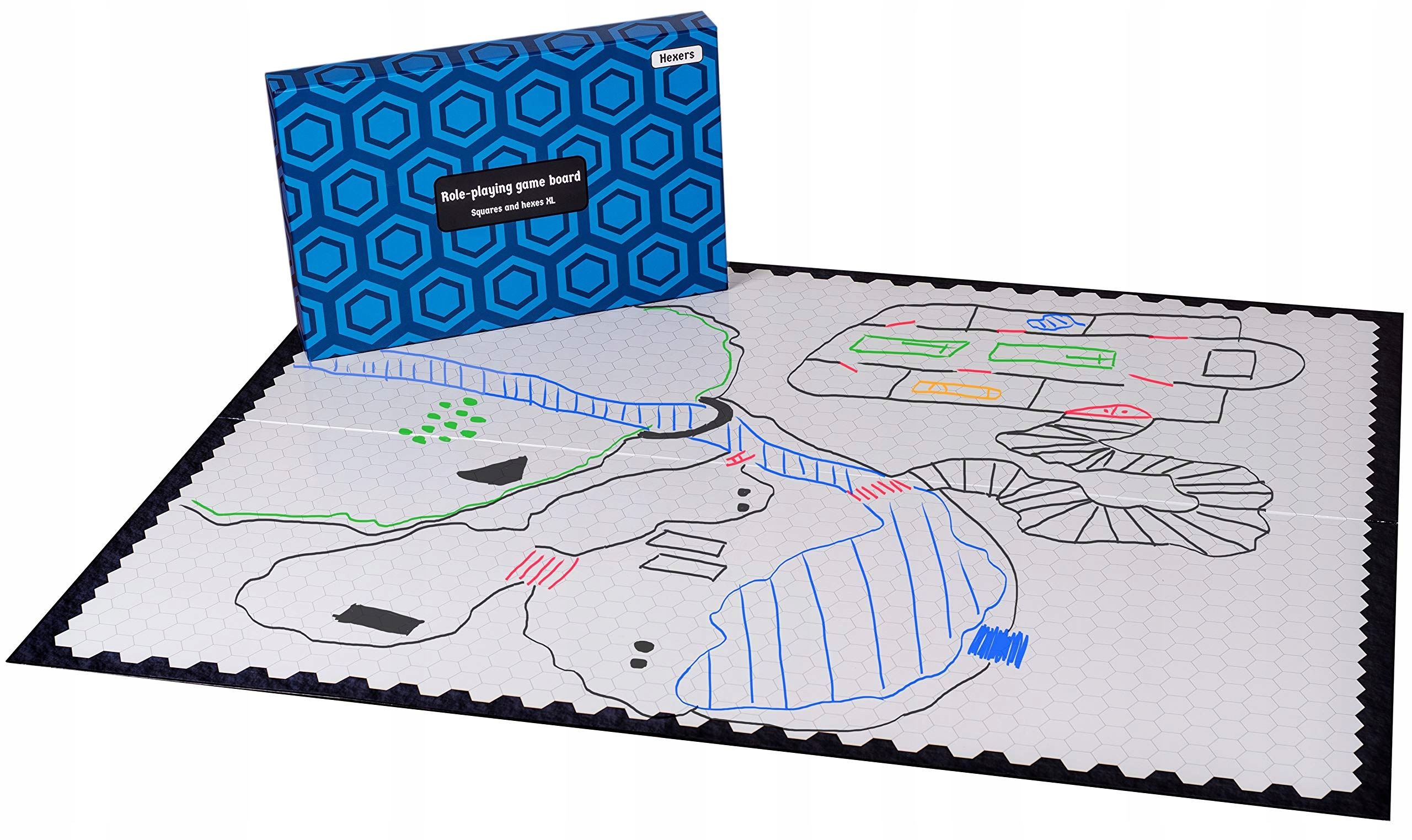 Hexers plansza do gry Rpg kompatybilna z Dungeon & Dragons suchościeralna