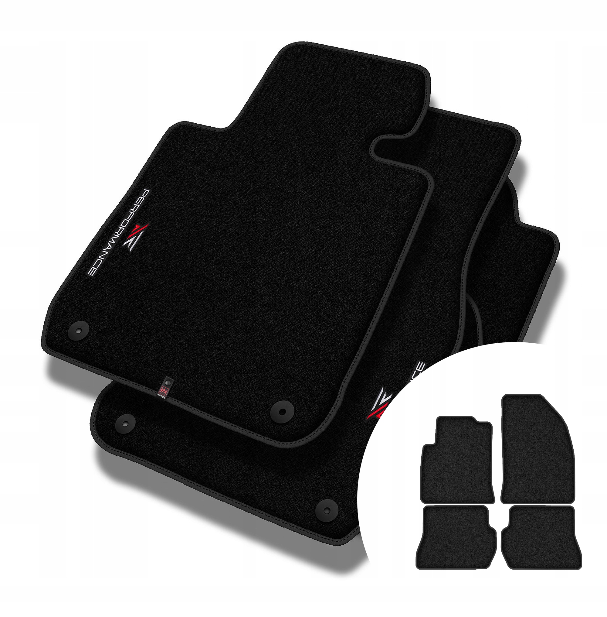 Velúrové koberčeky Performance Premium pre Ford Fiesta V 2005-2008