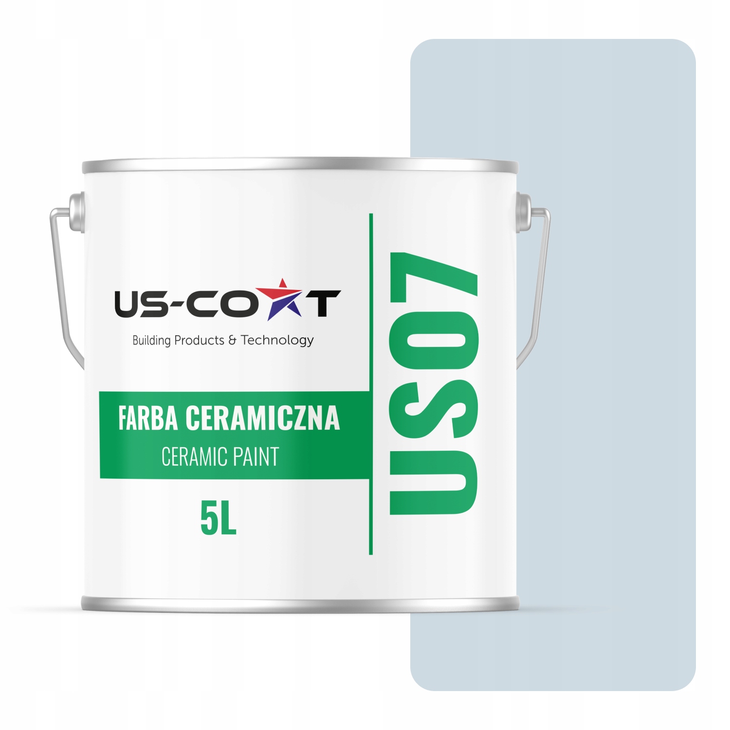 Keramická Farba Šedá Platinová Svetlá H0668 5L Hlboká Matná Na Steny