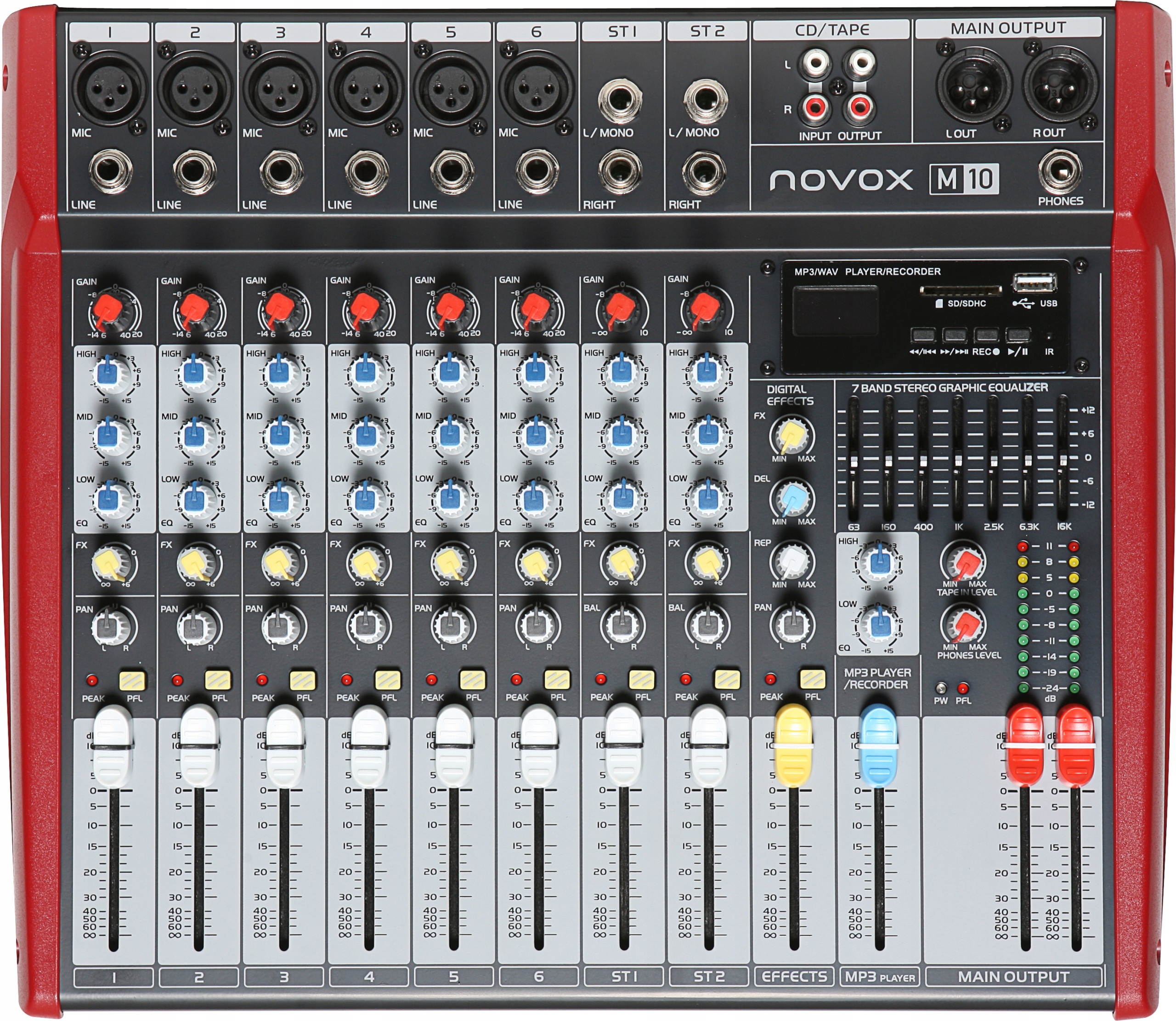Novox M10 – analógový mixér