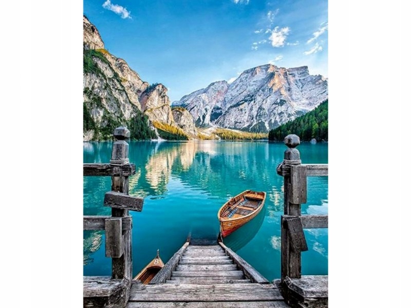 OBRAZ na PREZENT MALOWANIE na prezent RAMA GÓRY STAW 40x50cm POMOST