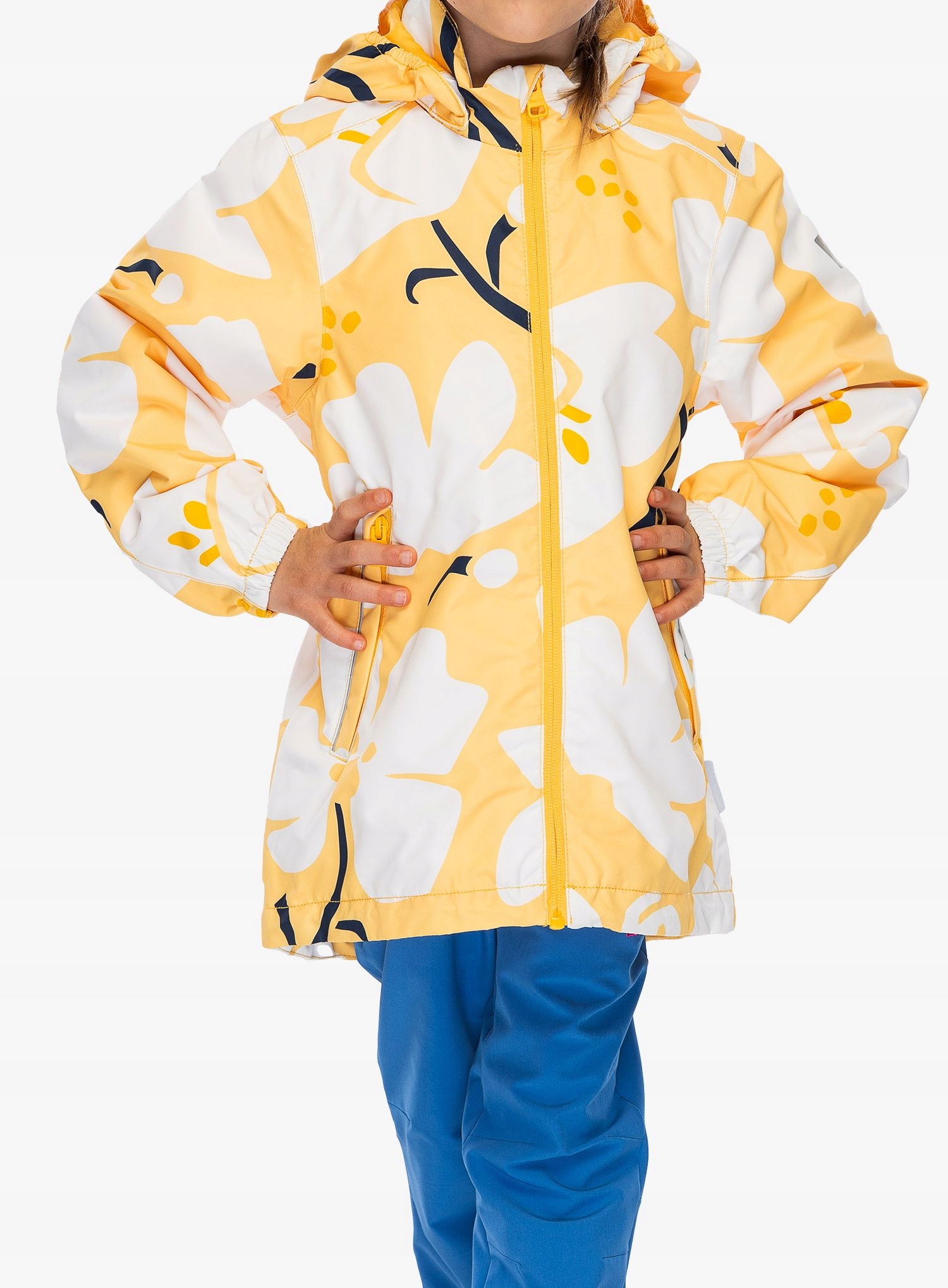 Kurtka dziewczęca Reima Anise creamy yellow 110 cm