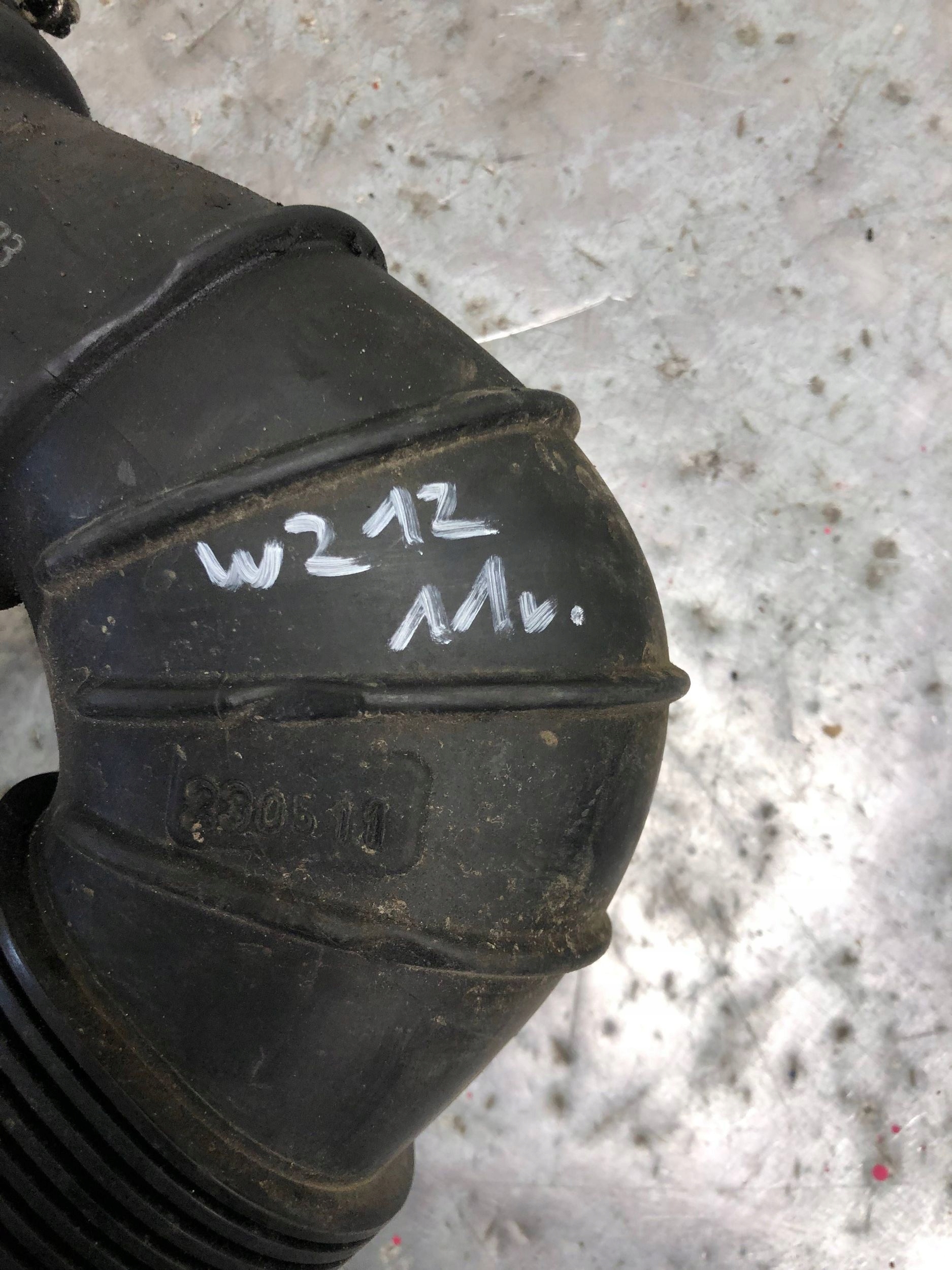 pipe air hose MERCEDES W212 A6510900337