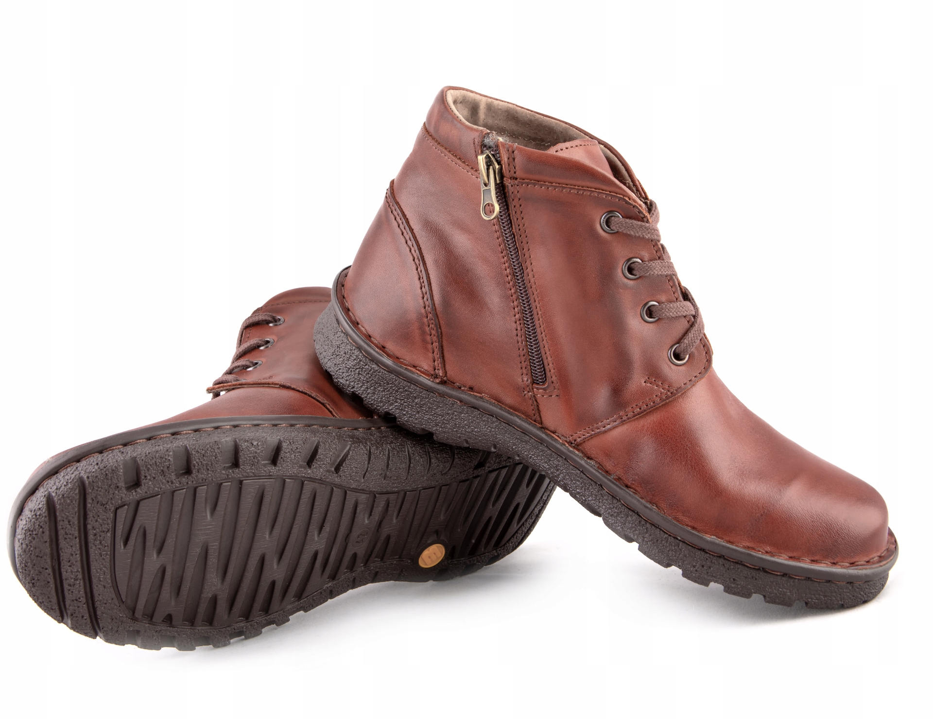 Buty męskie zimowe MIĘKKIE SZEROKIE SKÓRZANE 45 Marka inna