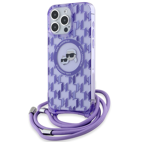 Karl Lagerfeld KLHMP15XHCKCKLCU iPhone 15 Pro Max 6.7" fialový/purple har