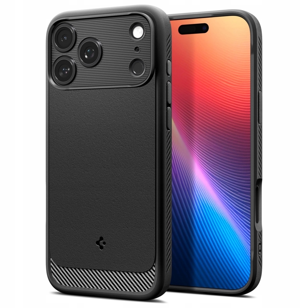 Pouzdro Spigen Rugged Armor Mag MagSafe pro iPhone 17 Pro, černé