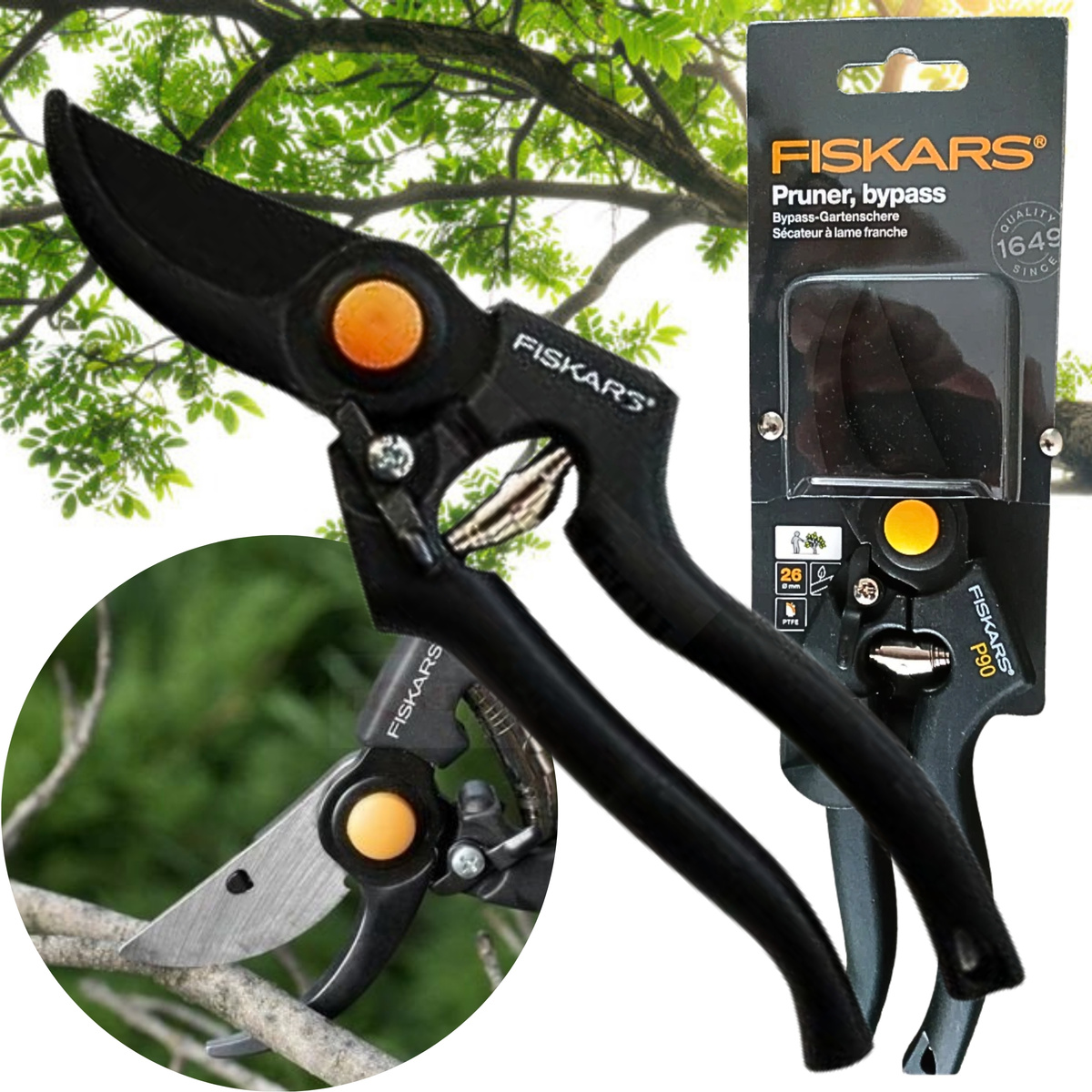 Zahradní Nůžky P90 Profesionální Fiskars 1001530