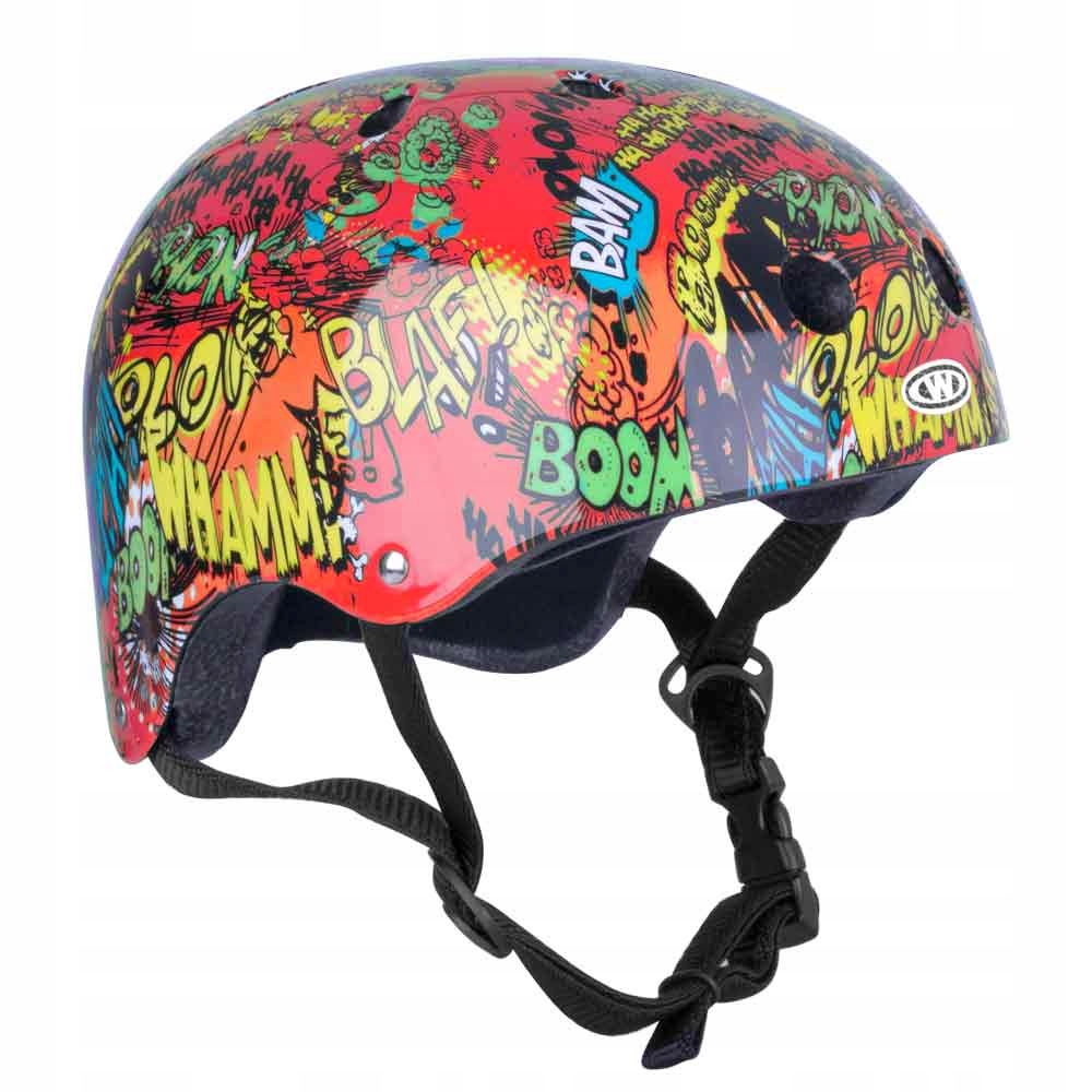Dzieciecy Kask Rowerowy Worker Czerwony Xs (48-52)