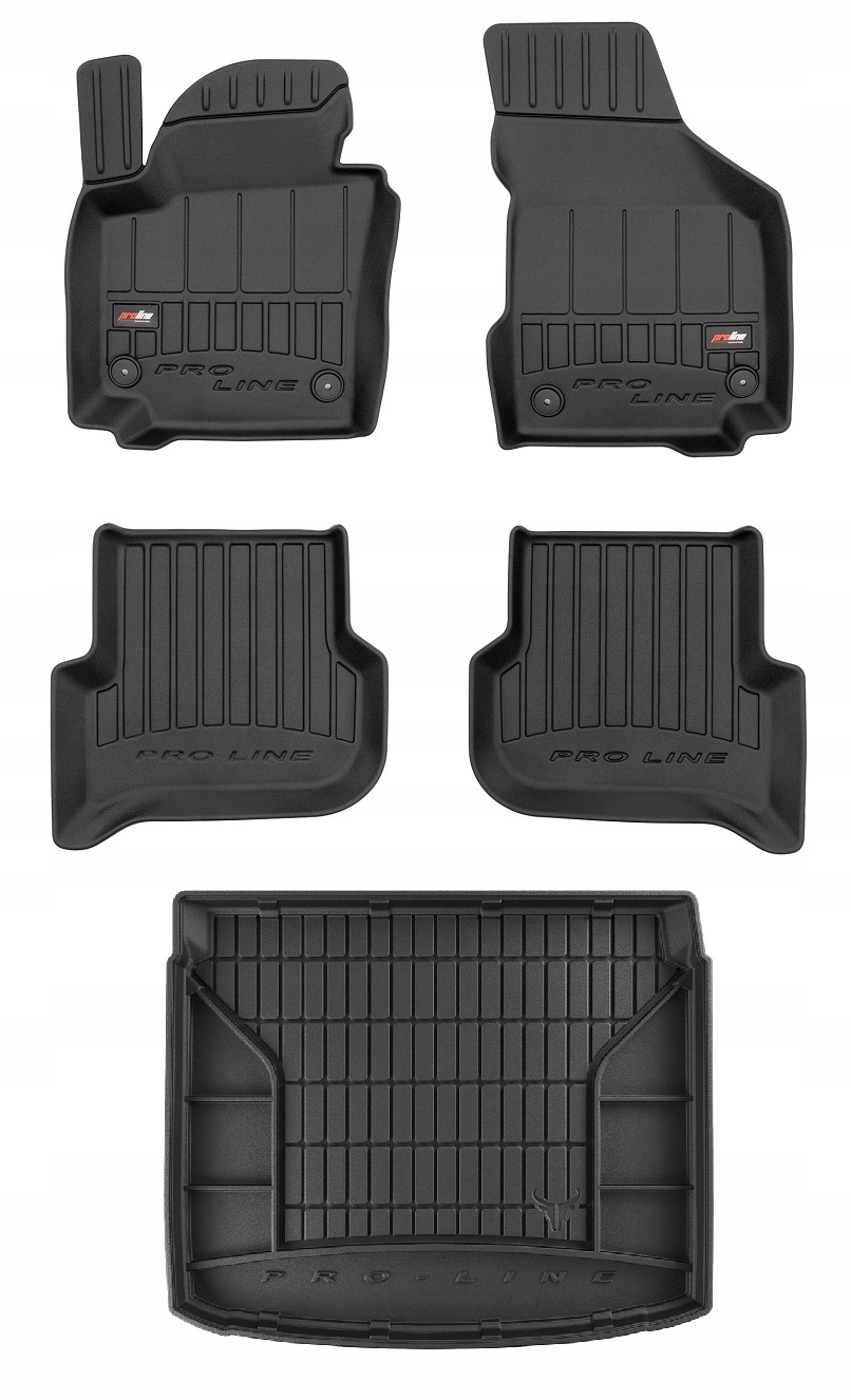 Set 3D gumové rohože Seat Altea 2006-2015 d