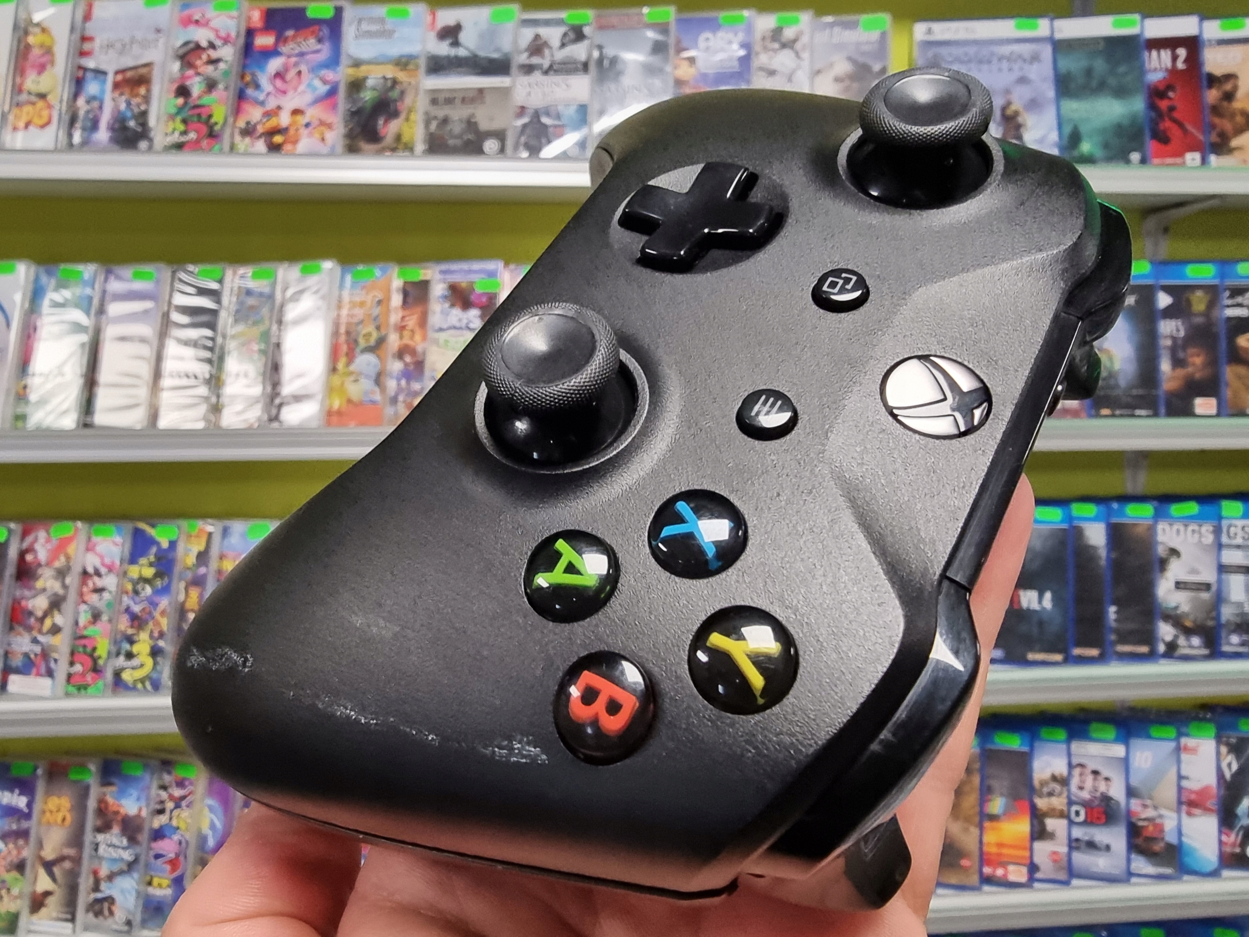 97. PAD KONTROLER XBOX ONE SERIES S X PC CZARNY Kolor niebieski