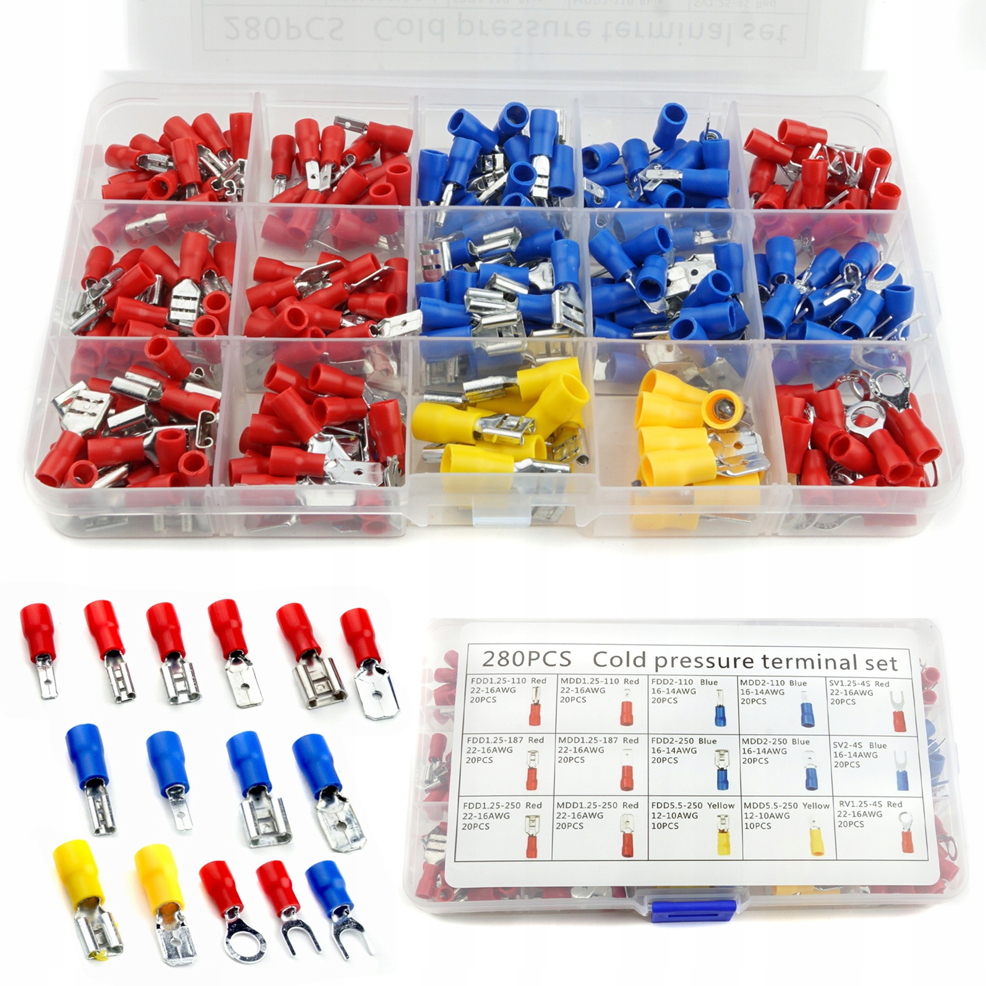 Elektroweb Zestaw XL konektorów izolowanych 15 280sz