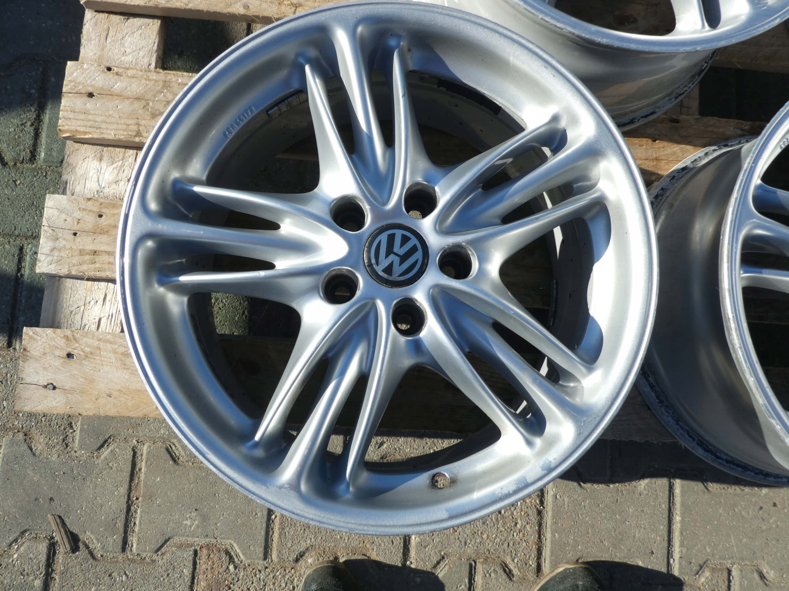 4X discs aluminium disc VW KBA 45173 5X112