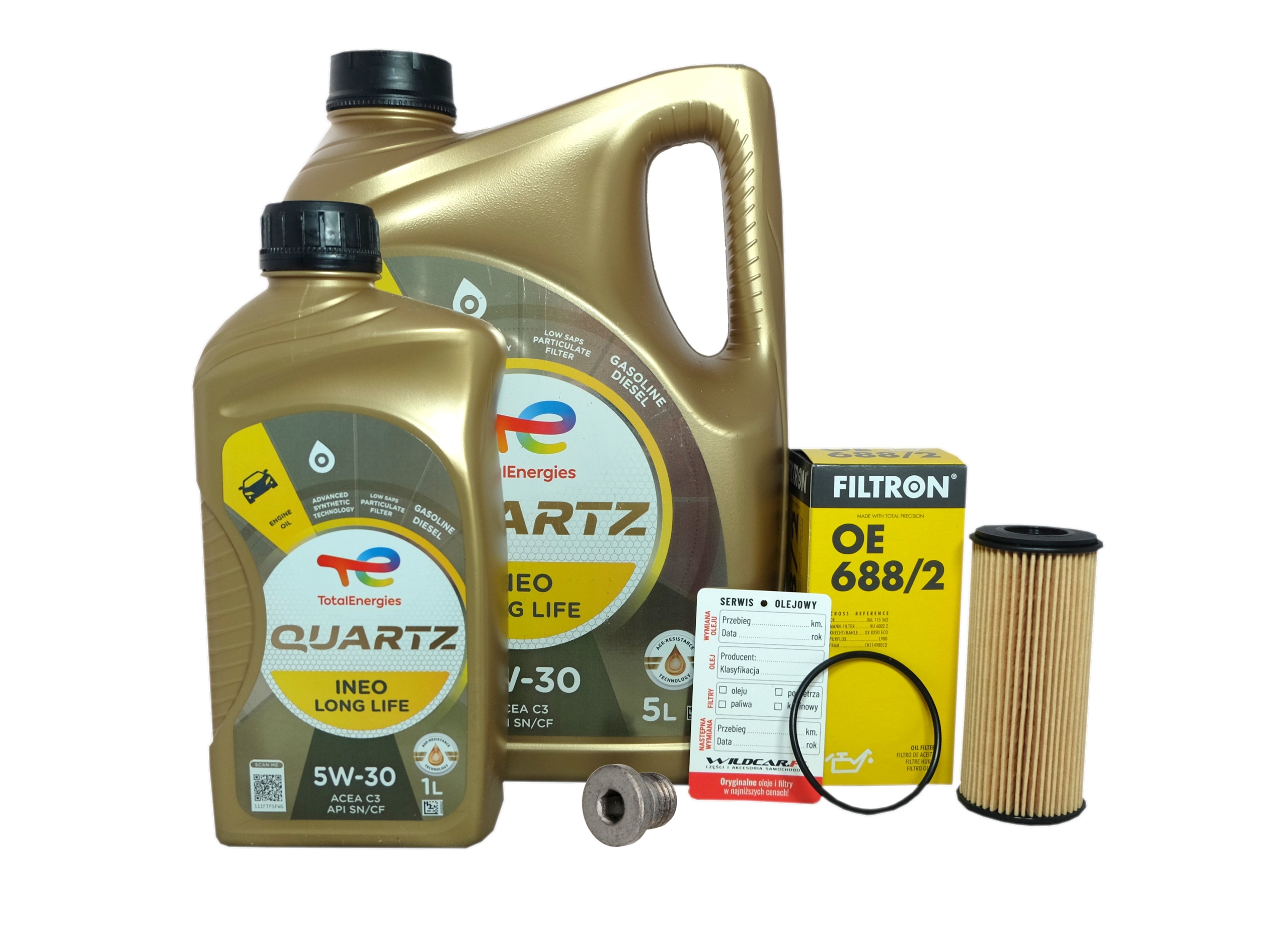 Filter olej 5W30 Vw Passat B8 1.8 2.0 Tsi 2015-