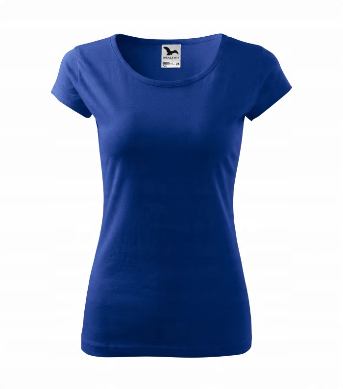 

T-shirt Dopasowana Koszulka Fit Chabrowy Xs