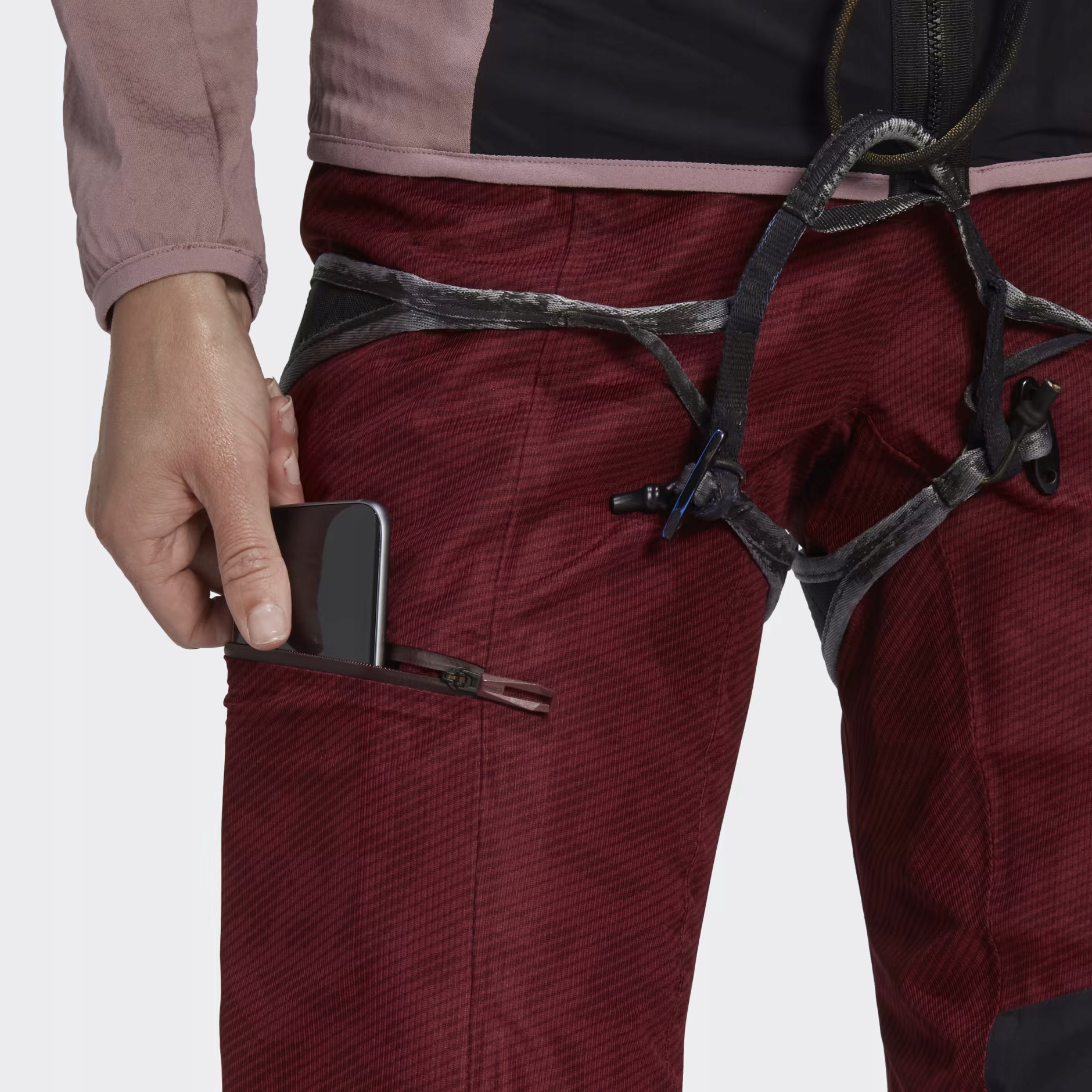 ADIDAS TERREX TECHROCK RAIN.RDY SPODNIE WSPINACZKOWE DO WSPINACZKI DAMSKIE Rozmiar 40