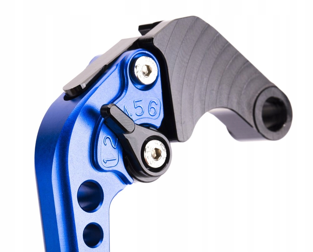 KRÓTKIE KLAMKI SPORTOWE YAMAHA R6 USA 2006-2009 SREBRNE Długość dźwigni 147 mm