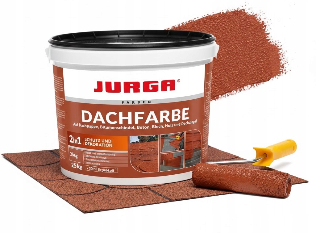 Dachfarbe barva Těsnící Dekorativní cihlová barva 25 kg