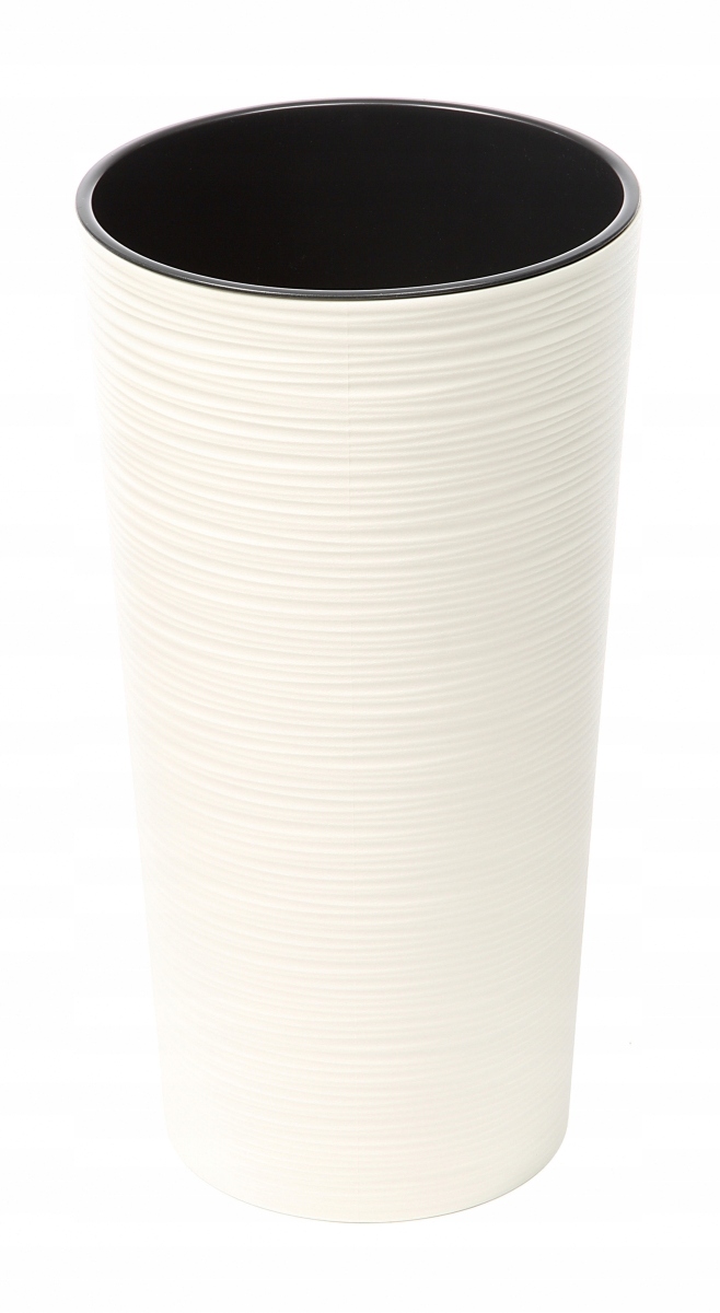 

Doniczka Lilia Dłuto 300 Lamela Kremowy wkład