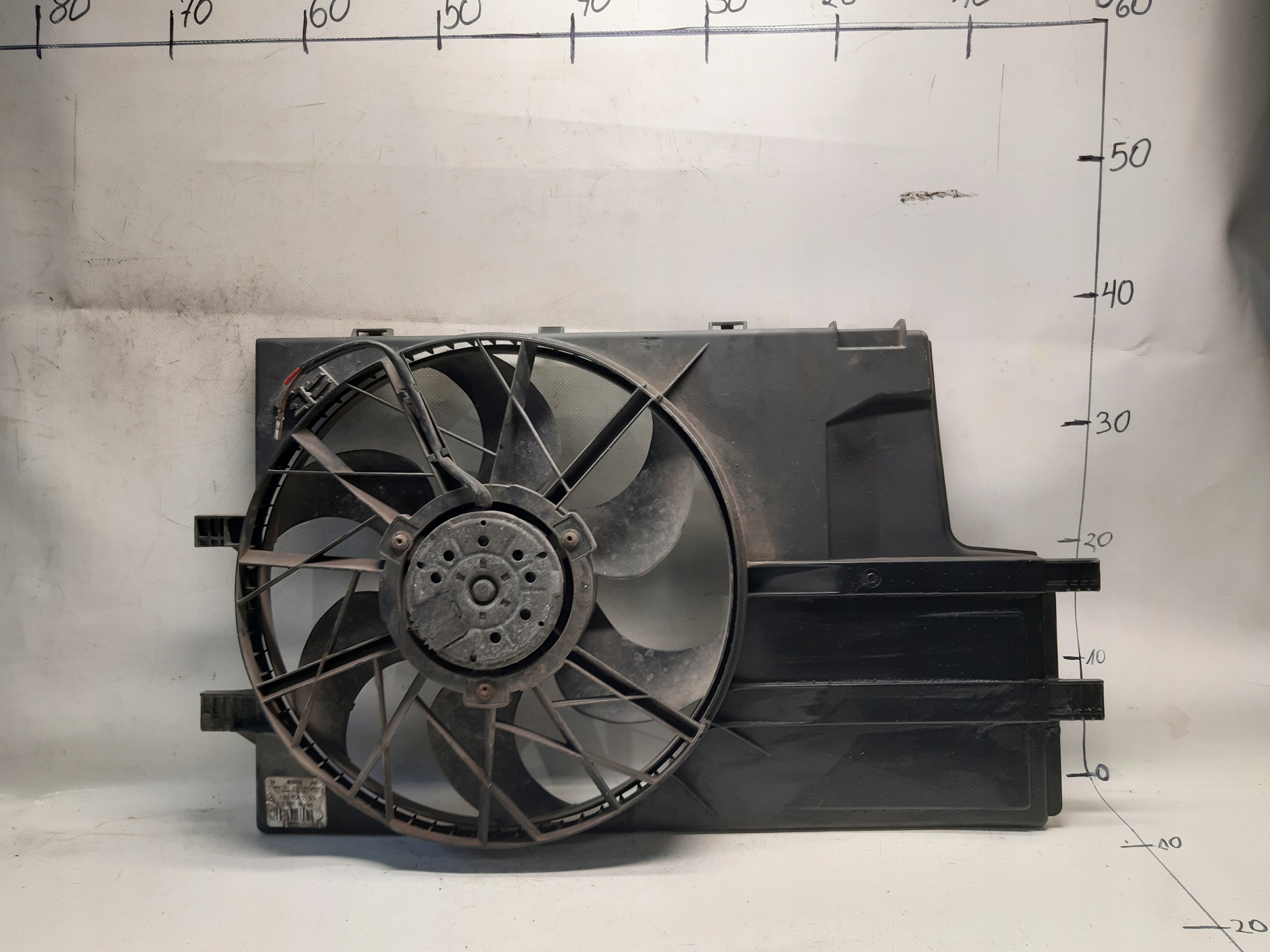 ventilátor chladiče MERCEDES W168 1.7CDI