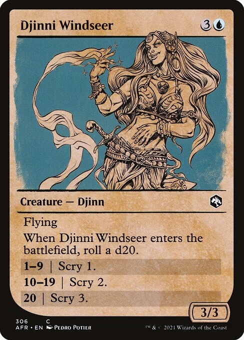 MtG: Djinni Windseer (xAFR)